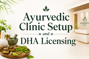 Ayurvedic clinic setup and DHA licensing