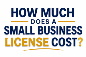 how much does a small business license cost
