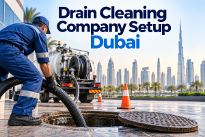 Drain Cleaning Company Setup Dubai