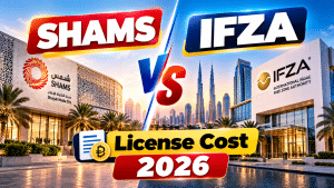 SHAMS vs IFZA 2026 License Cost