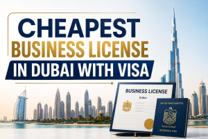 cheapest business license in Dubai with visa