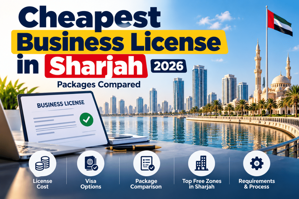 cheapest business license in Sharjah